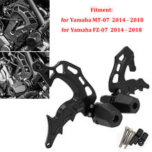 For Yamaha MT-07 MT 07 Engine Full Protection MT 07 MT07 FZ-07 2014-2018 moto CNC Frame Slider Crash Falling Protector Guard 2024 - buy cheap