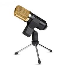 Micrófono de estudio de condensador profesional BM700, grabación de Podcast, con soporte 2024 - compra barato