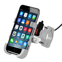 Suporte de celular anti-vibração para bicicleta, suporte de liga de alumínio para celular, motocicleta, assento de navegação 2024 - compre barato