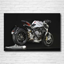 Mv agusta brutale 800 dragster superbike papel de parede arte posters e cópias pintura da lona moderna para decoração casa 2024 - compre barato