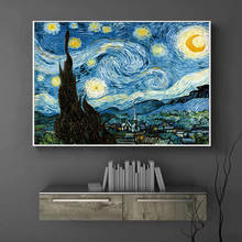 The Famous Painting Van Gogh Starry Night Posters and Prints Canvas Painting Print Wall Art Pictures for Living Room Home Decor 2024 - buy cheap