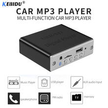 Mp3-плеер kebidu с Bluetooth 5,0, декодер, плата, динамик, автомобильный FM-радиомодуль, 12 В, TF, USB, AUX, аудио для автомобиля, аудио с дистанционным управлением 2024 - купить недорого