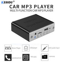 Kebidu bluetooth 5.0 mp3 player decodificador placa alto-falante carro fm módulo de rádio 12v tf usb aux áudio para carro de áudio com controle remoto 2024 - compre barato