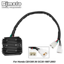 Bjmoto retificador do regulador de tensão da motocicleta, para honda cb1300 x4 sc38 1997-2003 2024 - compre barato