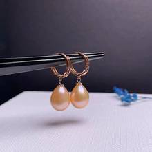 shilovem 18k yellow gold  Natural freshwater pearls Drop Earrings fine Jewelry women trendy anniversary new gift myme09116652zz 2024 - buy cheap