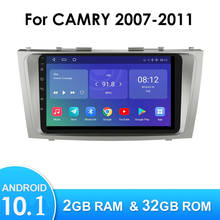 2din 9 polegada 2.5d android 10.1 rádio do carro dvd player multimídia para toyota camry 2007 2008 2009 2010 2011 navegação gps 2024 - compre barato