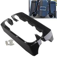 Motorcycle Accessories 4" Hard Stretched SaddleBag Extension For Harley Touring Electra Street Road Glide Road King Ultra 2024 - buy cheap
