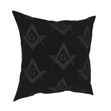 Freemason Pattern Stealth Square Compass Masonic Pillowcase Decoration Mason Cushion Cover Throw Pillow for Home Double-sided 2024 - buy cheap