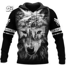 PLstar Cosmos Animal Hunter Art Wolf Hunting Tattoo Tracksuit Pullover NewFashion Sweatshirt 3DPrint Men/Women Casual Hoodies 12 2024 - buy cheap