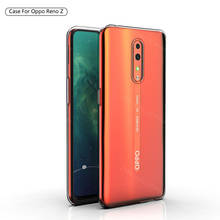 Чехол для Oppo Reno Z, прозрачный силиконовый бампер, мягкий чехол для Oppo Reno Z, прозрачная задняя крышка 2024 - купить недорого