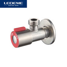 LEDEME Filling Triangle Valve Bathroom Accessories Tap Water Valve 1/2 Angle valves Water Control Valve L70507 2024 - buy cheap