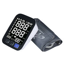 Monitor esfigmomanómetro para la parte superior del brazo, tensiómetro Digital Lcd, Monitor de frecuencia cardíaca, dispositivos médicos 2024 - compra barato