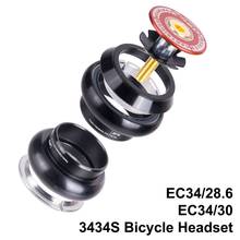 MTB Road Bike Threadless Headset 34mm EC34 CNC 1-1/8 28.6 Straight Tube Fork 34 Conventional Threadless Headset Bearing 3434S 2024 - buy cheap