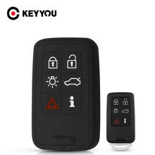 KEYYOU 10x 6 Button Silicone Car Key Case For Volvo S60 V60 S70 V70 XC60 XC70 XC60 S60 S60L V40 V60 S80 XC70 Remote Fob Cover 2024 - buy cheap
