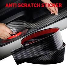 Car-styling car door Plate protector 5D Carbon Fiber sticker Sill Scuff Cover Anti Scratch tuning car universal car Accessories 2024 - buy cheap