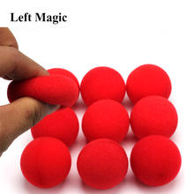 10PCS 4.5cm Finger Sponge Ball magic tricks Classical magician Illusion Comedy close-up stage card magic Accessories E3132 2024 - купить недорого