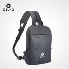 OZUKO Multifunction Chest Pack Men Fashion Shoulder Crossbody Bag Male Water Resistant Chest Bags USB Charging Travel Sling Bag 2024 - buy cheap