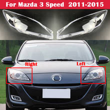 Headlamps Cover Transparent Lampshades Lamp Shell Headlight Lens Covers Styling For Mazda 3 Speed 2011-2015 2024 - buy cheap