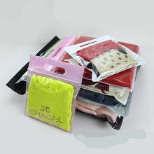 Sacos de viagem transparentes com zíper, 20 peças 6 cores, sacos para embalar roupas, sacos de viagem 2024 - compre barato