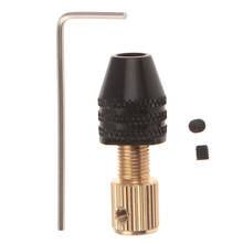 Minimandril de broca, prático, 2.3mm/3.17mm/5mm, com motor elétrico, 0.5-3.2mm, adaptador de mandril de broca 2024 - compre barato