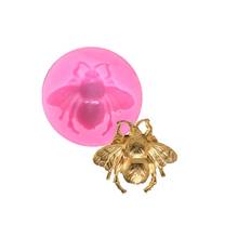 Bee Shaped Nail Art Pendant Silicone Mold Resin Molds Jewelry Making Craft Tools 2024 - buy cheap