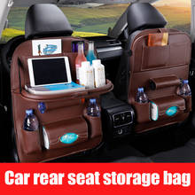 Bolsa de almacenamiento grande para asiento trasero de coche, taza, paraguas para bebidas, artículos diversos, mesa de comedor plegable, suministros para coche multicolor opcional 2024 - compra barato