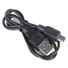 1 м черный Мини USB-кабель USB 2,0 к Мини 5-контактному штекеру штекер зарядный кабель передачи данных Шнур для динамиков MP3 MP4 MP5 PSP GPS 2024 - купить недорого
