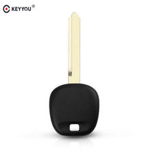 KEYYOU Replacement Car Transponder Key Shell Case For Toyota No Chip Auto Car Key Blade TOY47 Key Shell Cover Remote Fob 2024 - buy cheap