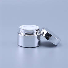240pcs Hot Spot 50g Glass Silver Cosmetic Face Cream Bottles Lip Balm Sample Container Jar Pot Makeup Store Vials Wholesale 2024 - buy cheap