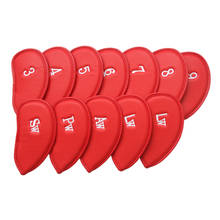 12Pcs/Pack Golf Iron Covers Set Golf Club Head Cover with White Number Fit Most 2024 - buy cheap