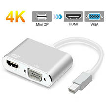 Mini DP to HDMI VGA 4K Adapter Thunderbolt 2 Converter DP Cable for MacBook Air/Microsoft /lenovo/Dell /Intel Mini Display Port 2024 - buy cheap