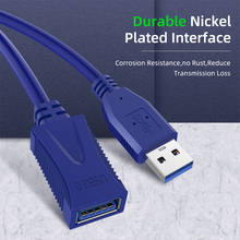 Cable de extensión de velocidad rápida, extensor de transferencia de sincronización de datos USB macho a hembra para ratón de cámara, USB 3,0, 0,3 m/1m/1,5 m 2024 - compra barato