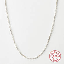 GS-collar de cadena de oro y plata esterlina 925 para mujer, gargantilla de cadena Simple para clavícula desnuda, joyería fina de moda 2024 - compra barato