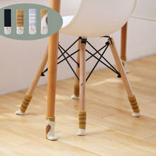 Funda protectora para patas de silla, Protector antideslizante para patas de escritorio, muebles, mesa de comedor, 4 unidades 2024 - compra barato