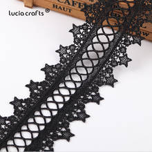 Lucia Cratft  78mm 1y Embroidered Lace Fabric Garment Decor DIY Sewing Materials Lace Fabric P0415 2024 - buy cheap