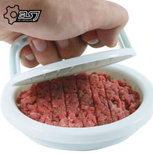 1 Набор, круглый пресс для гамбургеров, пищевой пластик, гамбургер, мясо говядины, гриль, бургер, пресс, форма для кухни, инструмент 2024 - купить недорого