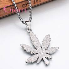 925 Sterling Silver Necklace Trendy Style Leaf Pendant  Ladies Fashion Jewelry Best Gift For Lover Three Colours 2024 - buy cheap