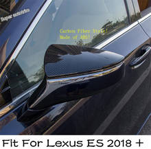 Lapetus-cubierta de protección lateral para espejo retrovisor de puerta, embellecedor Exterior, 2 uds, ABS, apto para Lexus ES 2018, 2019, 2020, 2021 2024 - compra barato