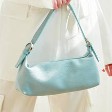 Мягкая кожаная сумка OL для путешествий, сумка под руку, Высококачественная однотонная сумка на плечо, сумка-мессенджер для женщин 2020, роскошный бренд 2024 - купить недорого
