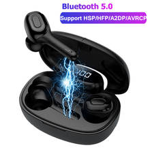 T9 TWS Wireless Earphone Bluetooth V5.0 Noise Cancelling Wireless Bluetooth earbuds LED Display 6D Stereo Headset With Mic 2024 - buy cheap