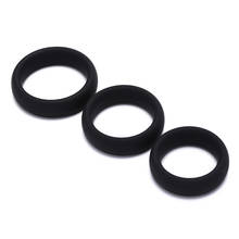 40/45/50mm Male Silicone Penis Cock Ring Sleeve Male Chastity Device Cage Belt Cockring Sex Toys For Male Adult Products 2024 - buy cheap