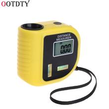 OOTDTY CP-3010 18M Mini Ultrasonic Digital Tape Measure Laser Range Finder Distance Meter & Laser Pointer Rangefinder Level Tool