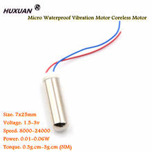 7X25mm Micro Waterproof Trilling Motor Coreless Motor Mini Dc Vibrator Motor Professional Massage Engine 2024 - buy cheap