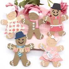 ZFPARTY  Gingerbread Man Metal Cutting Dies Stencils for DIY Scrapbooking/photo album Decorative Embossing DIY Paper Cards 2024 - buy cheap