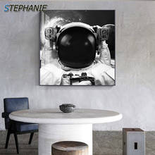 Abstract Moon Spaceship Poster N Print Decor Modern Black and White Wall Art Picture for Living Room Nordic Canvas Art Painting 2024 - buy cheap