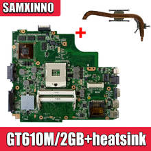 K43SM Motherboard GT610M/2GB+heatsink For Asus A43S X43S K43S K43SV K43SJ laptop Motherboard K43SM Mainboard K43SM Motherboard 2024 - buy cheap