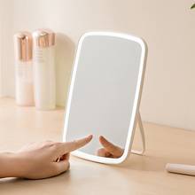 Original xiaomi Mijia Intelligent portable makeup mirror desktop led light portable folding light mirror dormitory desktop 2024 - buy cheap