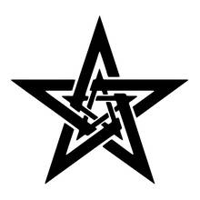Пятиконечная звезда, которая светит ярко автомобильные гоночные наклейки для мотоциклетного шлема и графического искусства виниловая наклейка FA362 2024 - купить недорого