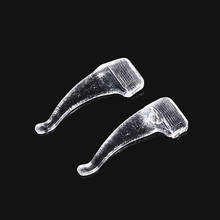 Ganchos de silicona antideslizantes transparentes para gafas, ganchos para las orejas para ejercicio al aire libre, soporte de agarre, accesorios, herramientas, 10 pares 2024 - compra barato
