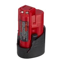 Powerextra Power Tools Rechargeable Battery Li-ion Battery for Milwaukee M12 Drill Power Tool Battery 48-11-2401 48-11-2411 2024 - buy cheap